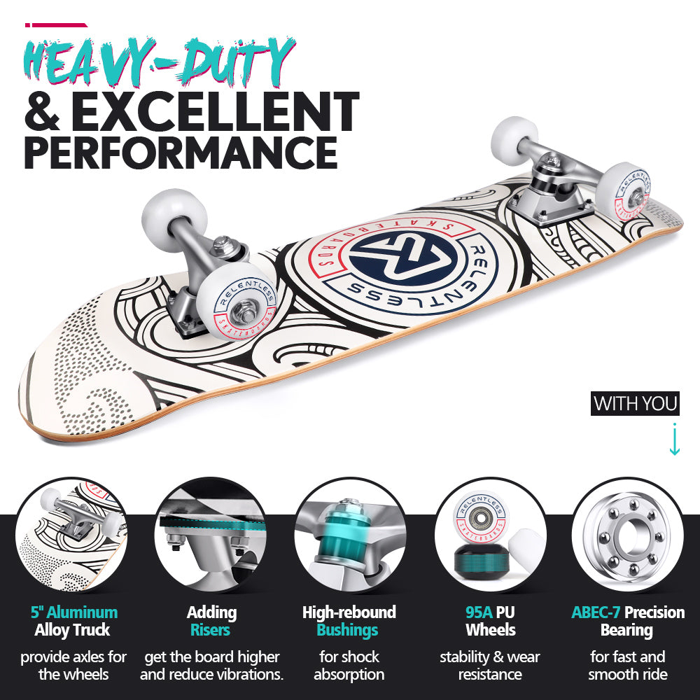 Relentless 31 Inch Complete Skateboard V2